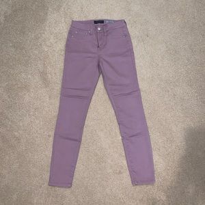 Aeropostale High Waisted Jeggings (mauve/pink)